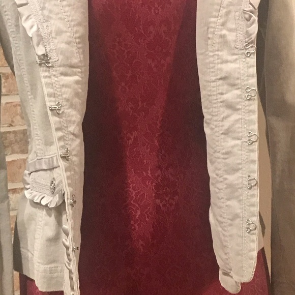 WHBM Light Grey Decorative  Jacket - Picture 8 of 8